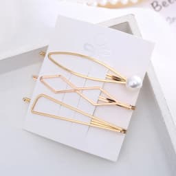 2020 New Ins Pearl Hairpins One Character Clip Women Girls Trendy Headwear Barrettes Fashion Hair Accessories Hairgrip Wholesale