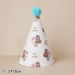 3 Pieces Happy Birthday Party Hats Polka Dot Dinosaurs DIY Cute Handmade Cap Crown Shower Baby Decoration Boy Girl Gifts Supplie