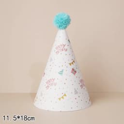 3 Pieces Happy Birthday Party Hats Polka Dot Dinosaurs DIY Cute Handmade Cap Crown Shower Baby Decoration Boy Girl Gifts Supplie