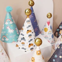 3 Pieces Happy Birthday Party Hats Polka Dot Dinosaurs DIY Cute Handmade Cap Crown Shower Baby Decoration Boy Girl Gifts Supplie