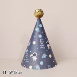 3 Pieces Happy Birthday Party Hats Polka Dot Dinosaurs DIY Cute Handmade Cap Crown Shower Baby Decoration Boy Girl Gifts Supplie