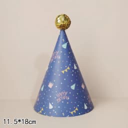 3 Pieces Happy Birthday Party Hats Polka Dot Dinosaurs DIY Cute Handmade Cap Crown Shower Baby Decoration Boy Girl Gifts Supplie