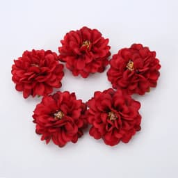 10Pcs Silk Dahlia Flower Heads Artificial Flower For Home Decor Wall Flowers Wedding Party Wreath Dahlia DIY Crafts Fake Flowers