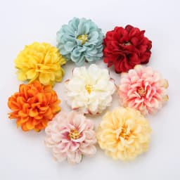 10Pcs Silk Dahlia Flower Heads Artificial Flower For Home Decor Wall Flowers Wedding Party Wreath Dahlia DIY Crafts Fake Flowers