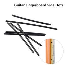 5pcs Guitar Side Dot Markers Rods Fretboard Position Marker Inlay Fingerboard Black/White 1.5mm 2.0mm 100mm Long Accessory