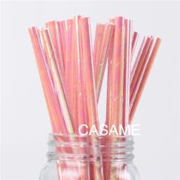 Lovely lridescent Straws carnaval Party Wedding Decoration Kids Birthday Baby Shower Christmas Frozen Supplies party