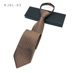 VEEKTIE Brand 8CM Zipper Ties for Men Floral ONEKEY Paisley Formal Retro Vintage Brown Mailard Corbatas Original Gifts Designer