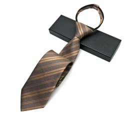 VEEKTIE Brand 8CM Zipper Ties for Men Floral ONEKEY Paisley Formal Retro Vintage Brown Mailard Corbatas Original Gifts Designer