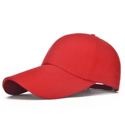 Extra Long Bill Plain Adjustable Baseball Cap Hat Snapback Cap Summer UV Protection Travel Beach Cap Canvas Cap