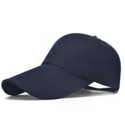 Extra Long Bill Plain Adjustable Baseball Cap Hat Snapback Cap Summer UV Protection Travel Beach Cap Canvas Cap
