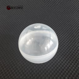 20Pcs Or 10Pcs 100MM Toy Capsule Transparent Colorful Plastic PP Open Balls Eggshell Empty Container Vending Machine 4-inch