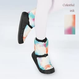 Women Ballet Shoes Warm Up Booties National Dancing Shoes Winter Dance Boots Warm Antiskid Ballerina Boots Training Shoes