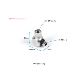 Diving Regulator Adapter 360 Degree Rotation Connector 1nd Connect 2nd Low High Pressure Scuba Hose Adapter Diving Accessories