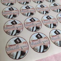 Custom Sticker Customized Design Your Own Stickers DIY Logos Wedding Birthdays Personalize Stickers Stationery Party Decoration