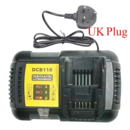 DCB118 Li-ion Battery Charger Charging 4.5A For DeWalt 10.8V 12V 14.4V 18V 20V 60V DCB101 DCB200 DCB140 DCB105 DCB112 DCB115