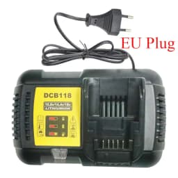 DCB118 Li-ion Battery Charger Charging 4.5A For DeWalt 10.8V 12V 14.4V 18V 20V 60V DCB101 DCB200 DCB140 DCB105 DCB112 DCB115