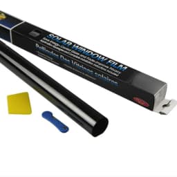 300cmx50cm Black Car Window Foils Black Auto Car Home Window Glass Building Tinting Film Roll Side Window Solar UV Protection