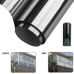 300cmx50cm Black Car Window Foils Black Auto Car Home Window Glass Building Tinting Film Roll Side Window Solar UV Protection