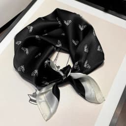 New 2027 Pashmina 100% Silk Scarf Fashion Women Summer Beach Elegant Small Scarves Shawl Poncho 53*53cm Hijab Bandana Kerchief