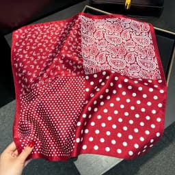 New 2027 Pashmina 100% Silk Scarf Fashion Women Summer Beach Elegant Small Scarves Shawl Poncho 53*53cm Hijab Bandana Kerchief