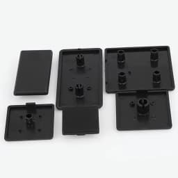 10pcs/20pcs ALuminum profile end cap 2020 3030 4040 4545 Plastic End Cap Cover Plate black for EU Aluminum Profile