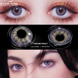 EYESHARE Color Contact Lenses for Eyes Beauty Eye Colored Lenses Black Chocolate Color Lenses Natural Contact Lens Beauty Makeup