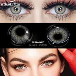 EYESHARE Color Contact Lenses for Eyes Beauty Eye Colored Lenses Black Chocolate Color Lenses Natural Contact Lens Beauty Makeup