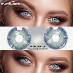EYESHARE Color Contact Lenses for Eyes Beauty Eye Colored Lenses Black Chocolate Color Lenses Natural Contact Lens Beauty Makeup