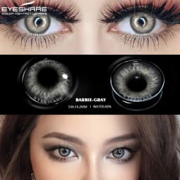 EYESHARE Color Contact Lenses for Eyes Beauty Eye Colored Lenses Black Chocolate Color Lenses Natural Contact Lens Beauty Makeup