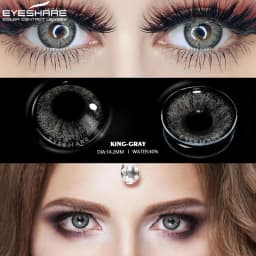 EYESHARE Color Contact Lenses for Eyes Beauty Eye Colored Lenses Black Chocolate Color Lenses Natural Contact Lens Beauty Makeup
