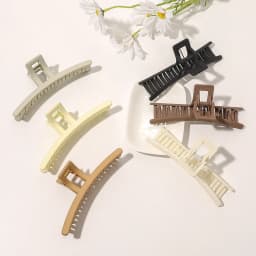 New Fashion Large Frosted Temperament Hairpin Hair Claw Barrettes for Women Girl Hair Accessories Headwear Wholesale