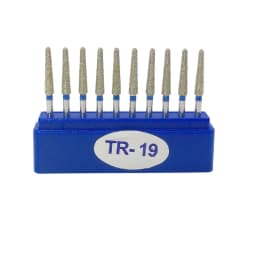10Pcs/Box Dental Diamond Bur FG High Speed Burs TR SERIES for Teeth Polishing 1.6mm