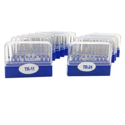 10Pcs/Box Dental Diamond Bur FG High Speed Burs TR SERIES for Teeth Polishing 1.6mm