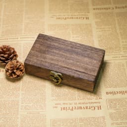 EASTEPIC Handmade Feather Bow Tie Brooch Wooden Box Set Men's Exquisite Accessories for Wedding Party Birthday Gift Necktie