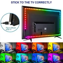 Bluetooth Led Strip Lights For Tv Smart Led Tape Light Usb 5V Led Lights Strip Rgb 5050 Wall Room Led Decoration