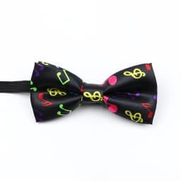 Musical Note Bow Tie Guitar Piano Stave Adult Children Bowtie Novelty Handmade Butterfly Wedding Party Men Gift Accessories