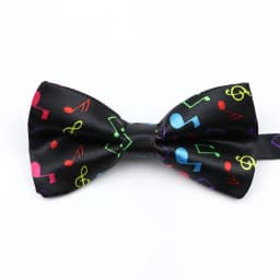 Musical Note Bow Tie Guitar Piano Stave Adult Children Bowtie Novelty Handmade Butterfly Wedding Party Men Gift Accessories