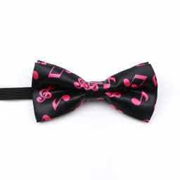 Musical Note Bow Tie Guitar Piano Stave Adult Children Bowtie Novelty Handmade Butterfly Wedding Party Men Gift Accessories