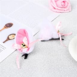 Hot Sweet Lovely Anime Lolita Cosplay Fancy Neko Cat Ears Hair Clip Black with Bell Fur Headwear Party Costume Hair Accessories
