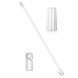 Venetian Blinds Pulling Rod with Replacement Rod Heads Set Accessory for Transparent Curtain Vertical Wand Supplies Kit Accesso