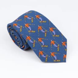 New Mens Tie Cotton Handmade Sports Bird Badge Pattern Neck Tie Novelty Casual Thick Skinny Male Cravat Daily Wear Accessory