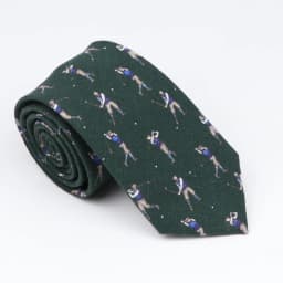 New Mens Tie Cotton Handmade Sports Bird Badge Pattern Neck Tie Novelty Casual Thick Skinny Male Cravat Daily Wear Accessory