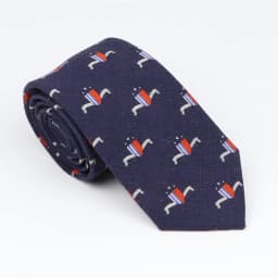 New Mens Tie Cotton Handmade Sports Bird Badge Pattern Neck Tie Novelty Casual Thick Skinny Male Cravat Daily Wear Accessory