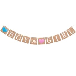 Pink Blue Boy Or Girl Gender Reveal Baby Shower Party Disposable Tableware Set Paper Plates Cups Banner Balloon Decoration