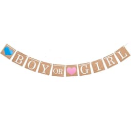 Pink Blue Boy Or Girl Gender Reveal Baby Shower Party Disposable Tableware Set Paper Plates Cups Banner Balloon Decoration