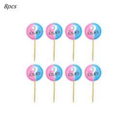 Pink Blue Boy Or Girl Gender Reveal Baby Shower Party Disposable Tableware Set Paper Plates Cups Banner Balloon Decoration