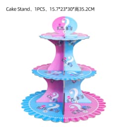 Pink Blue Boy Or Girl Gender Reveal Baby Shower Party Disposable Tableware Set Paper Plates Cups Banner Balloon Decoration