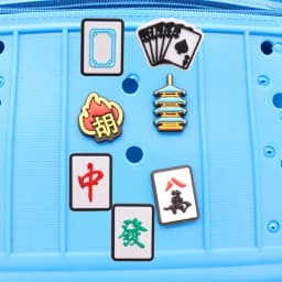 Single Sale 1PCS PVC Cartoon Shoe Charms Mahjong Playing Cards Tower Buckle Slipper Accessories Garden Shoes Button Decorations