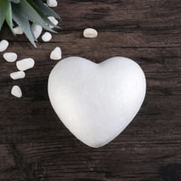 4/6/8.5/10/15cm New Heart Foam Mould White Craft Balls Modelling Polystyrene Wedding Decor DIY Ball Toys Party Decor