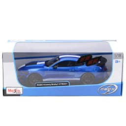 Maisto 1:18 2020 Mustang Shelby GT500 Ford Blue Sports Car Static Die Cast Vehicles Collectible Model Car Toys